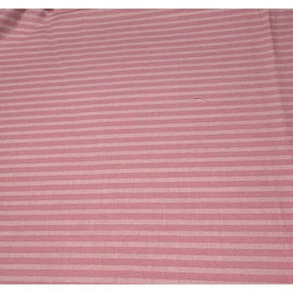 Pink & Pink Striped Cotton Fabric by Ro Gregg 19" x 36" Quilting Sewing Material - Picture 1 of 6